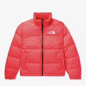 The North Face Puffer Jacket Men Retro 1996 Nuptse 700 Brilliant Coral Large